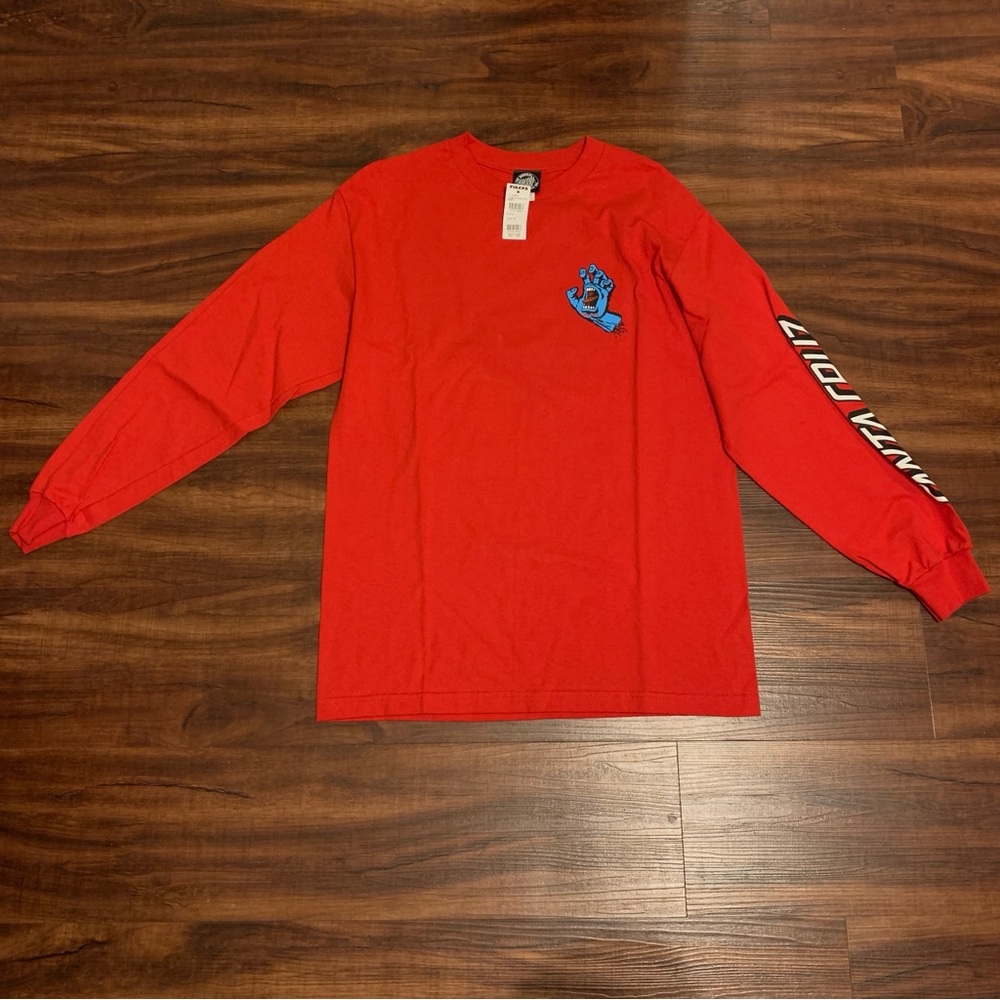 Santa Cruz Red Long Sleeve Shirt